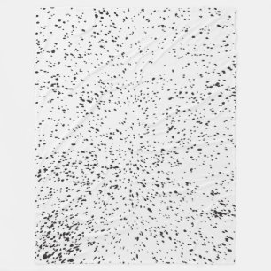 Tvättning av animaliskt svart och vitt bläck fleecefilt