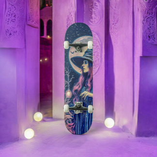 Tvättningstid: Moonlit Magic Mini Skateboard Bräda 18,5 Cm