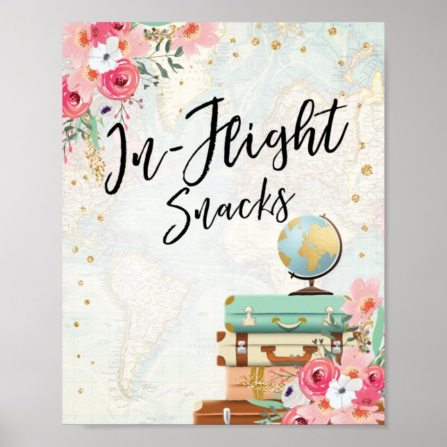 Tvättsnacks med Pub-tecken Travel Shower Äventyr Poster (Framsidan)