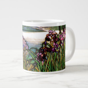 Tvättstensat glas Iriserar Jumbo Mugg