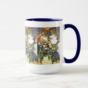 Tvättstensat glas Wisteria Mugg