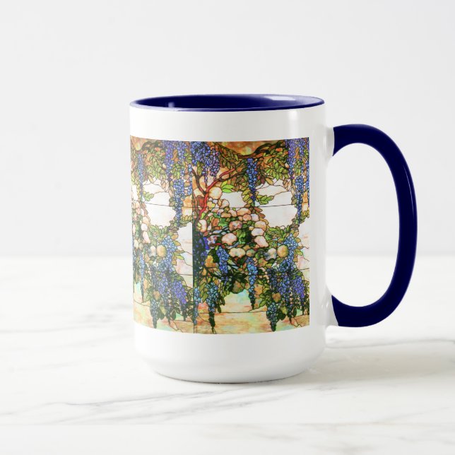 Tvättstensat glas Wisteria Mugg (Höger)