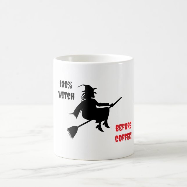 Tvätttimme: Vintage Kaffesoffert Halloween Kaffemugg (Center)