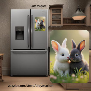 Tvättvita och svarta baby-knippen i en skugga. magnet