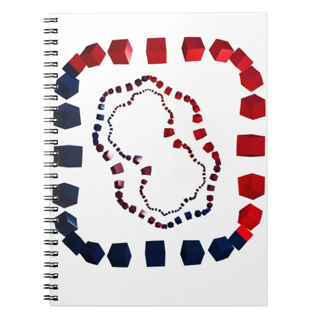 Tvåvägskuret Spiral bärbar dator Anteckningsbok (Framsidan)