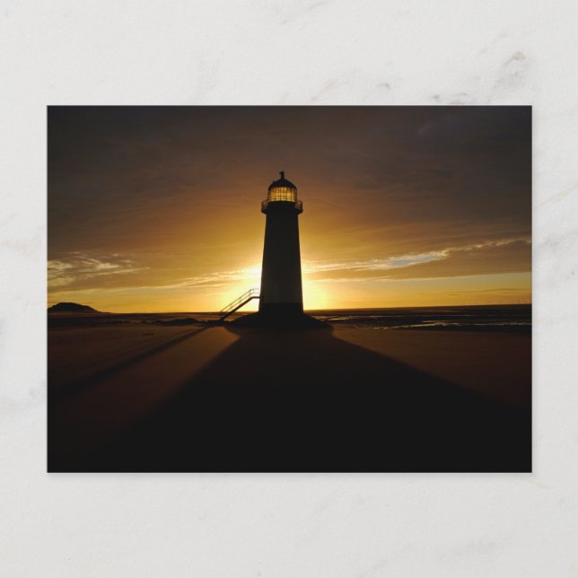 Tvåvåning vid Sunset Vykort (Framsida)