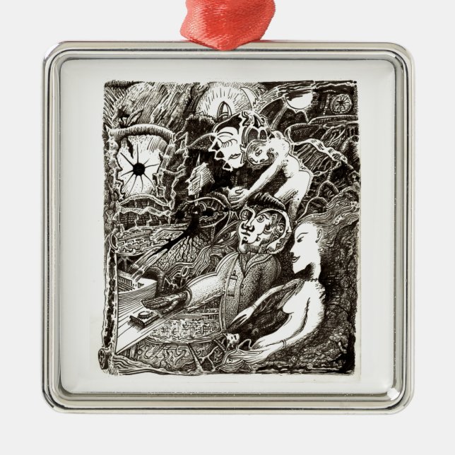 TvåWorlds Julgransprydnad Metall (Framsidan)