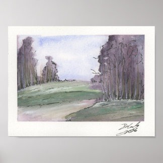 Tvetydig kväll poster