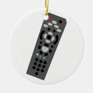 TVfjärrkontroll Julgransprydnad Keramik