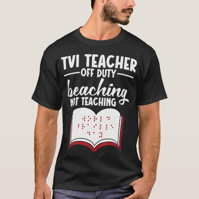 Tvi Teacher Appreciation My Heart Visually Impaire T Shirt (Framsida)