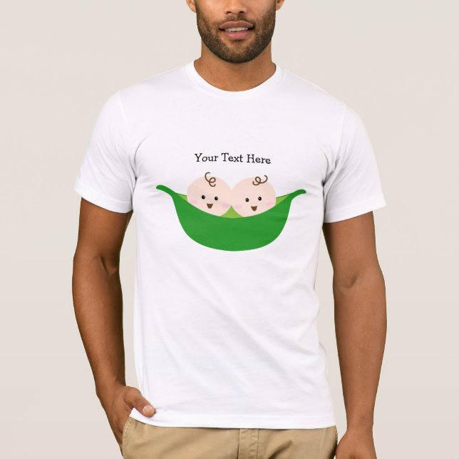 Tvilling- ärtapoder (anpassadet) tee (Framsida)