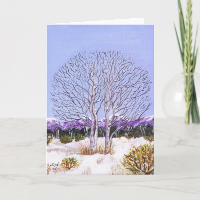 Tvilling- aspen kort (Framsida)