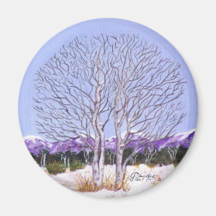 Tvilling- aspen magnet