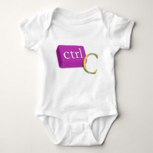 Tvilling- baby 1 för datorNerd av 2 (ctrl C) Tee Shirt