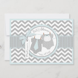 Tvilling- baby shower för tryck för sparre för inbjudningar