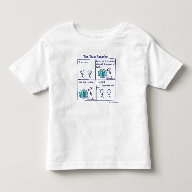 Tvilling- bryderi t-shirt (Framsida)