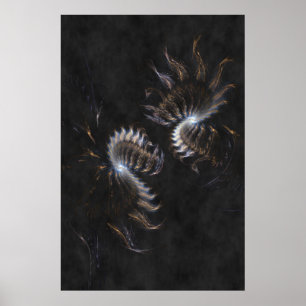 Tvilling- drakekosmos poster
