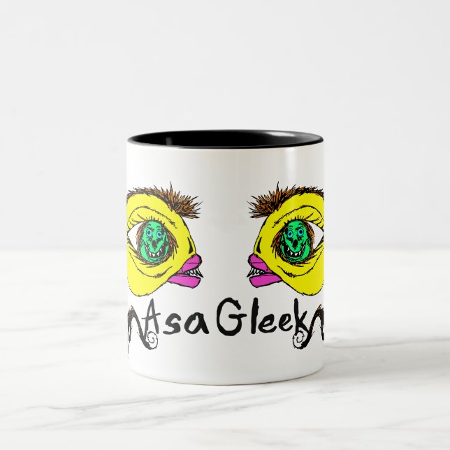 TVILLING- FISKMUGG Två-Tonad MUGG (Center)