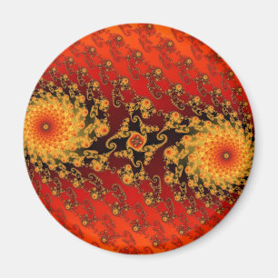 Tvilling- flammar magneten magnet