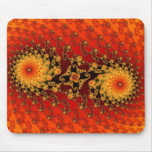 Tvilling- flammar Mousepad Musmatta