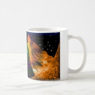 Tvilling- flammar samlingen kaffemugg