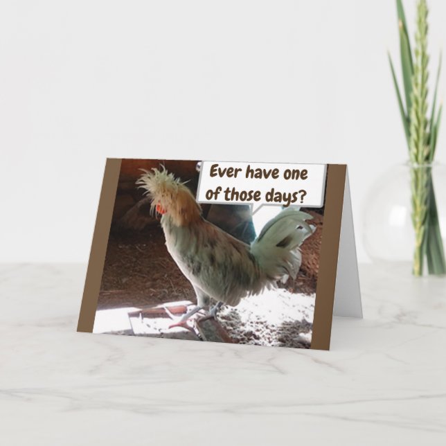 ***TVILLING*** HAR EN DÅLIG DAG PÅ "40-ÅRS" FÖDELS KORT (Framsida)