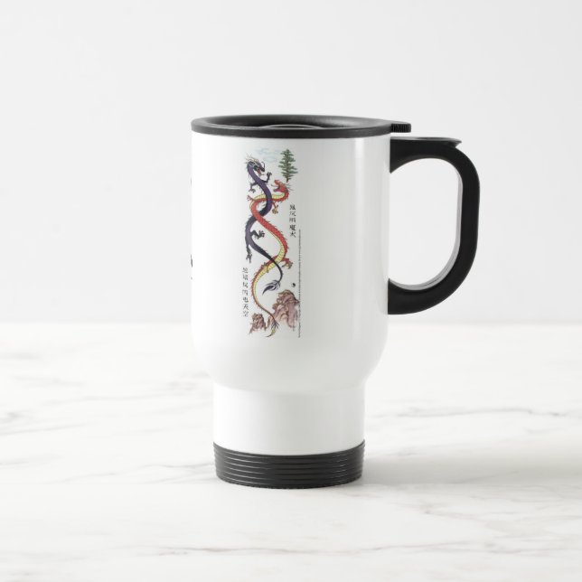 Tvilling- kinesisk drakemugg resemugg (Höger)