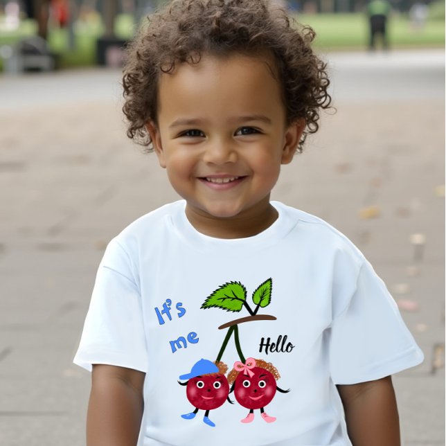 Tvilling körsbär t shirt (Skapare uppladdad)