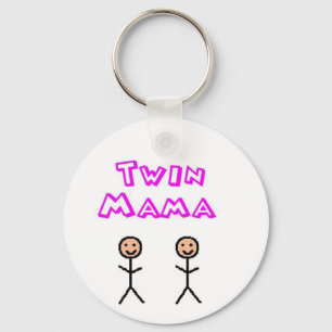 Tvilling- mammor nyckelring