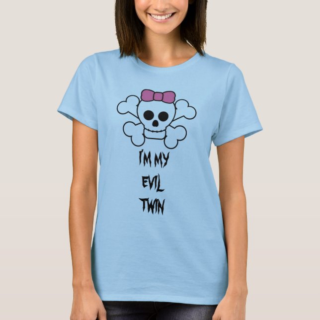 Tvilling- ondska tee shirt (Framsida)