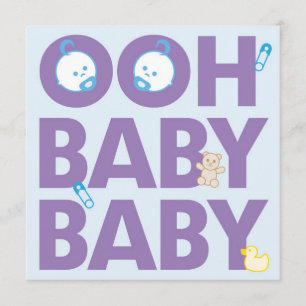 Tvilling- pojkebaby shower inbjudningar