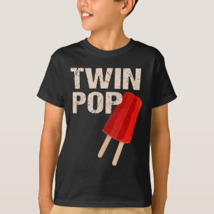 Tvilling Pop-Shirt Present Till Farfar Tvillingar T Shirt