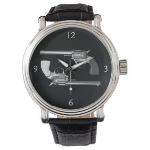 Tvilling- revolvers armbandsur