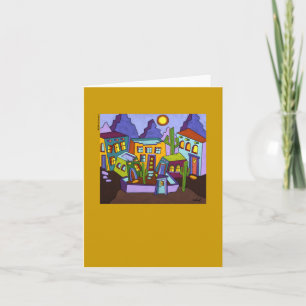 Tvilling- städer noterar jag kortet kort