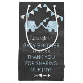 Tvilling- tack för baby shower för