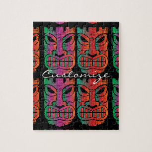 Tvilling- Tiki skulptur Thunder_Cove Pussel