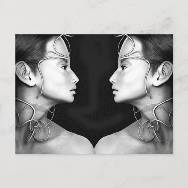 tvilling vykort (Framsida)