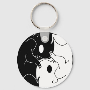 Tvilling- Yang keychain Nyckelring