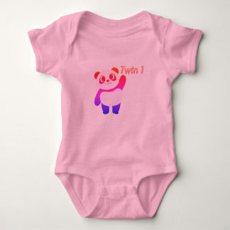 Tvillingar Nyfödd outfit för 1 och 2 tvillingar T Shirt