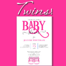Tvillingar Rosa Strumpor Babyfirande