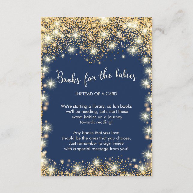 Tvillingar Twinkle Little Star Bok för Bebis Tilläggskort (Framsida)