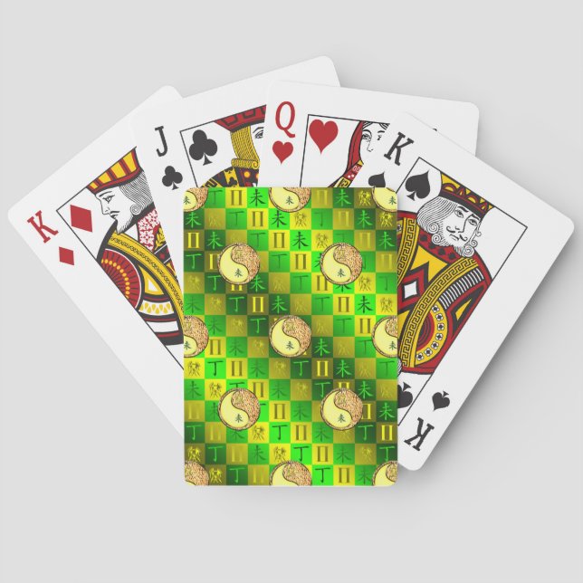 Tvillingarna & Eldiga Geten Casinokort (Baksidan)