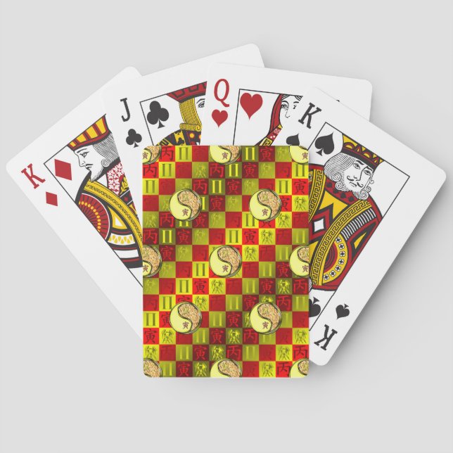 Tvillingarna & Eldtigern Casinokort (Baksidan)