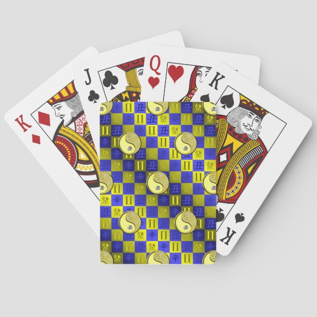 Tvillingarna & Metall Oxe Casinokort (Baksidan)