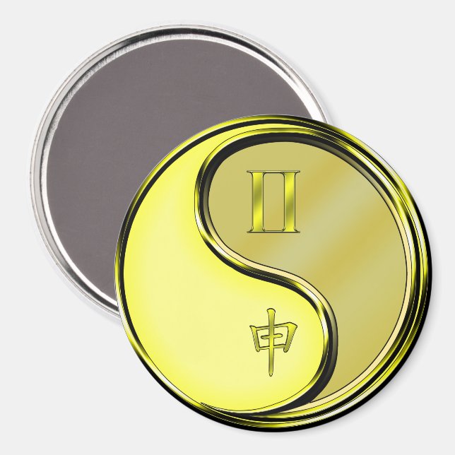 Tvillingarna & Metallapa Magnet (Front/Back)