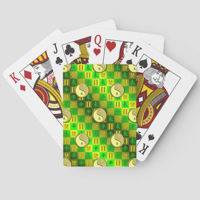 Tvillingarna & Metalliska Geten Casinokort (Baksidan)