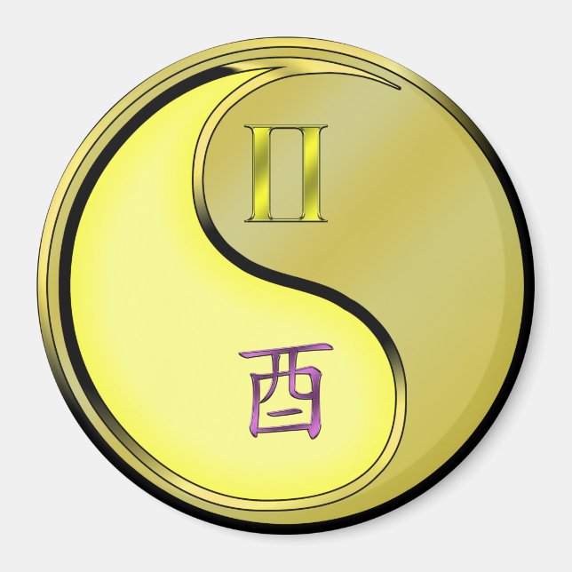 Tvillingarna & Metalltupp Magnet (Framsidan)