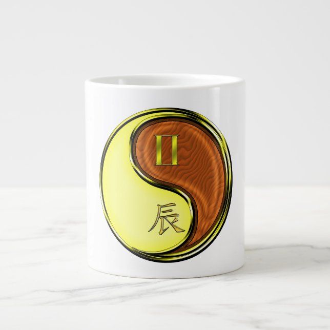 Tvillingarna & Trädragon Jumbo Mugg (Framsidan)