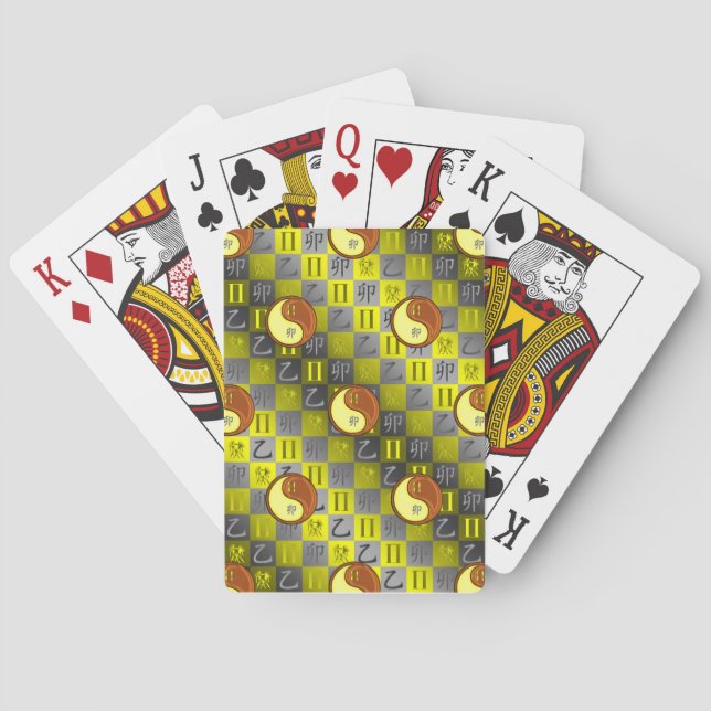 Tvillingarna & Träkanin Casinokort (Baksidan)