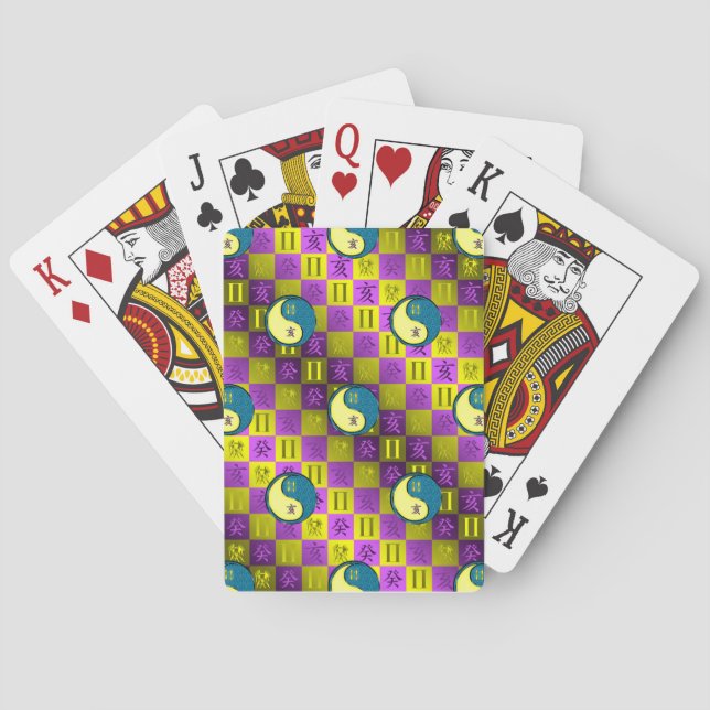 Tvillingarna & Vatten Gris Casinokort (Baksidan)